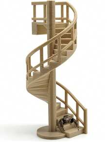 Magnetic Base Jumping Spider Climbing Spiral Staircase, Spider Climbing Ladder, Hermit Crab Habitat Decor