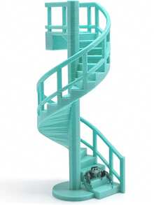 Magnetic Base Jumping Spider Climbing Spiral Staircase, Spider Climbing Ladder, Hermit Crab Habitat Decor
