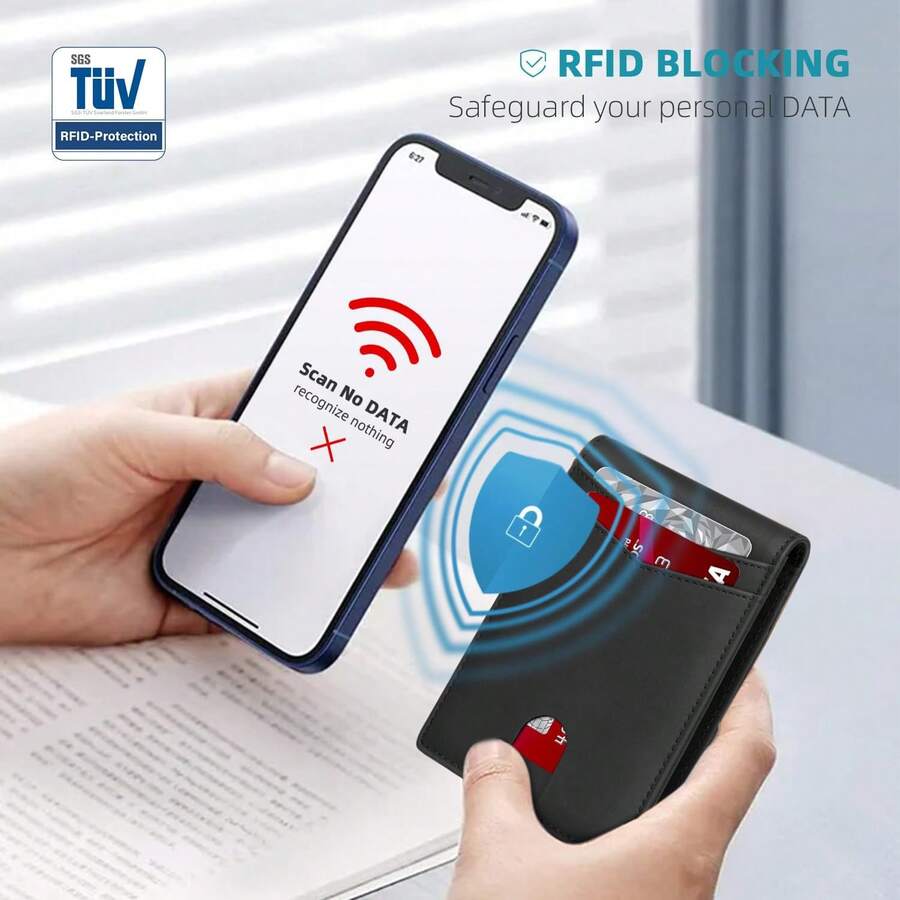 Muški novčanik od karbonskih vlakana sa RFID zaštitom, luksuznog stila