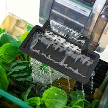 Aquarium Water Flow Baffle Diffuser, Fish Tank Filter Flow Controller, Aquarium Accessories, Provides Calm Water Flow For Betta Fish And Floating Plants, Open-Top Waterfall Effect, Helps Maintain Calm Water Surface And Slow Water Flow, Suitable For HOB Filters And Most Hang-On-Back Filters