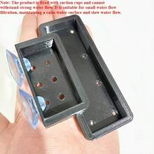 Aquarium Water Flow Baffle Diffuser, Fish Tank Filter Flow Controller, Aquarium Accessories, Provides Calm Water Flow For Betta Fish And Floating Plants, Open-Top Waterfall Effect, Helps Maintain Calm Water Surface And Slow Water Flow, Suitable For HOB Filters And Most Hang-On-Back Filters