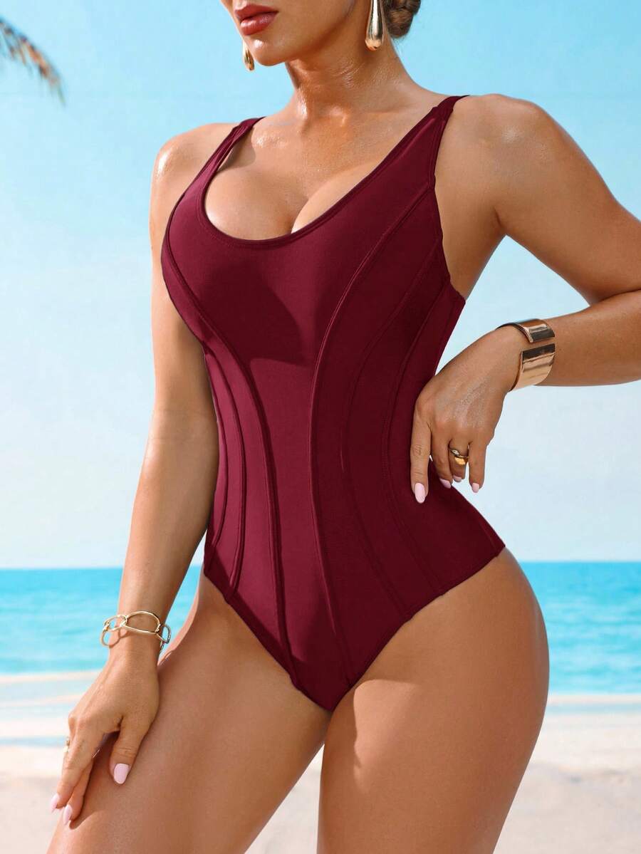 Shapewave Ženski kupaćii kostim sa kontrolom stomaka elegantan i ležeran