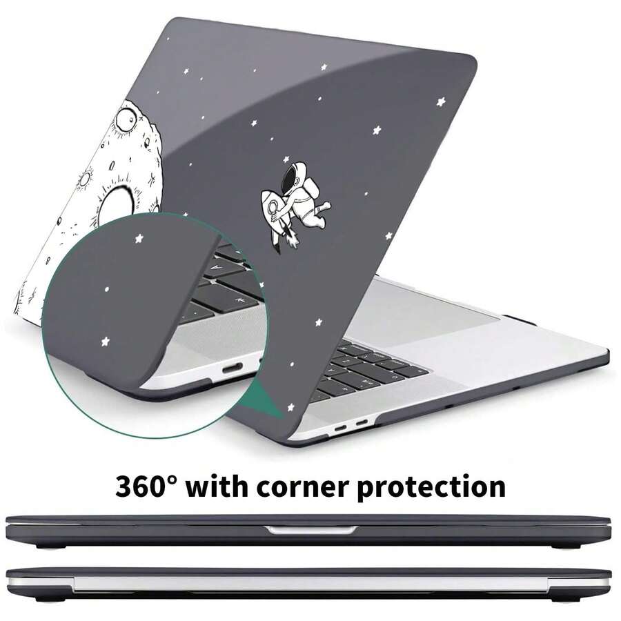 Prozirna zaštitna futrola za laptop sa mašnom, kompatibilna sa Apple notebook računarima