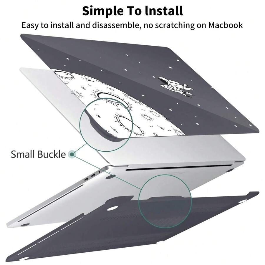 Prozirna zaštitna futrola za laptop sa mašnom, kompatibilna sa Apple notebook računarima