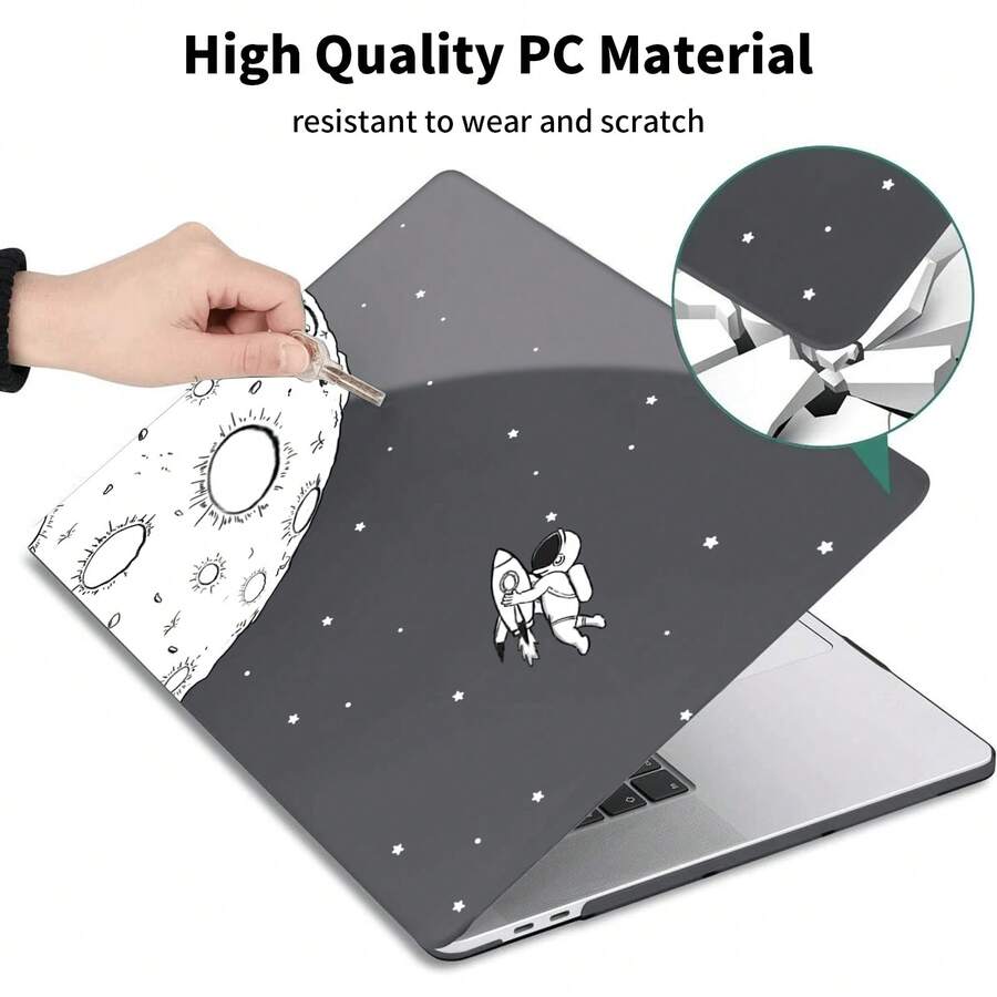 Prozirna zaštitna futrola za laptop sa mašnom, kompatibilna sa Apple notebook računarima