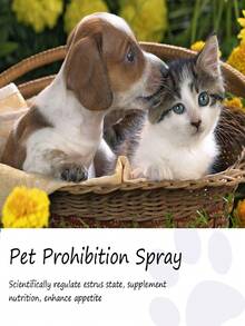 YEGBONG 1pc/50ml/60ml Pet Cat Calming Spray, Gentle Formula To Relieve Scratching, Urine Marking Behavior, Quickly Soothes Cat's Emotions And Reduces Stress And Anxiety, Spray On Cat's Environment And Objects