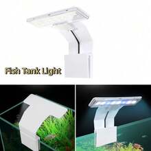 1pc Fish Tank Light, Aquarium Light - USB Powered, 10 Brightness Levels And 3 Lighting Modes - Suitable For Freshwater/Saltwater Fish Tanks, Aquarium Lighting, Aquatic Plants And Underwater Landscape, For Aquarium Hobbyists