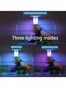 1pc Fish Tank Light, Aquarium Light - USB Powered, 10 Brightness Levels And 3 Lighting Modes - Suitable For Freshwater/Saltwater Fish Tanks, Aquarium Lighting, Aquatic Plants And Underwater Landscape, For Aquarium Hobbyists