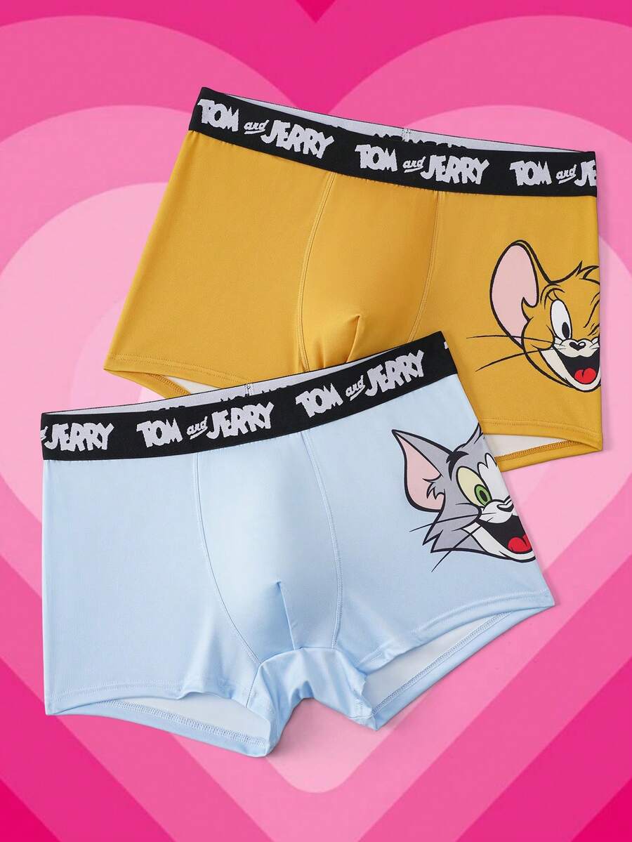 TOM & JERRY 2 komada muških ležernih udobnih bokserica