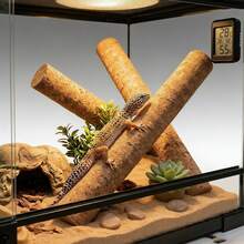 1pc Natural Soft Wood Climbing Stick, Suitable For Reptiles, Arboreal Lizards, Geckos, Chameleons, And Horned Lizards, Decor For Reptile Habitats