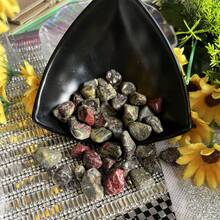 100g Small Pack, Dragon Blood Stone Chips, Aquarium Gravel Decorative Pebbles, Glass Container Craft Filler