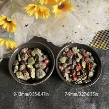 100g Small Pack, Dragon Blood Stone Chips, Aquarium Gravel Decorative Pebbles, Glass Container Craft Filler