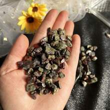 100g Small Pack, Dragon Blood Stone Chips, Aquarium Gravel Decorative Pebbles, Glass Container Craft Filler
