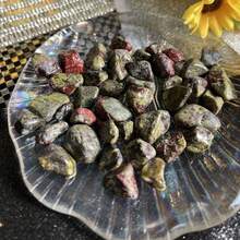 100g Small Pack, Dragon Blood Stone Chips, Aquarium Gravel Decorative Pebbles, Glass Container Craft Filler