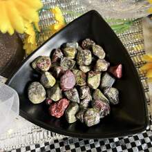 100g Small Pack, Dragon Blood Stone Chips, Aquarium Gravel Decorative Pebbles, Glass Container Craft Filler