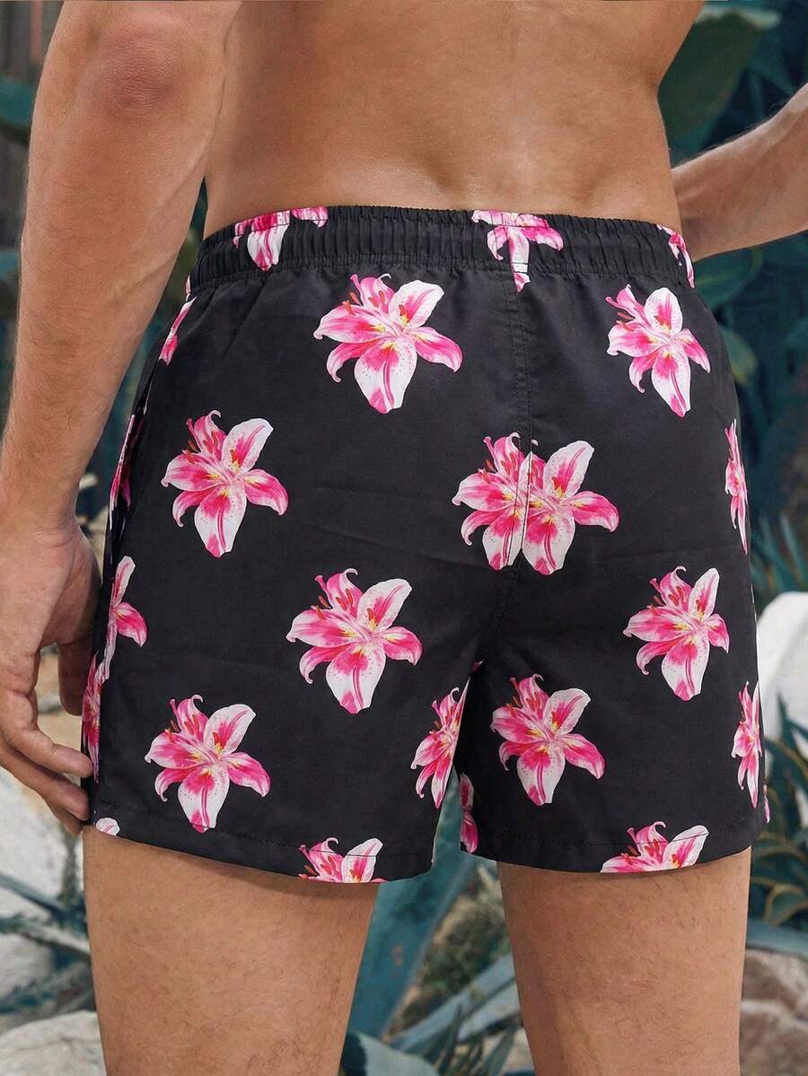 Muški šorts za plažu u kontrastnim bojama za odmor