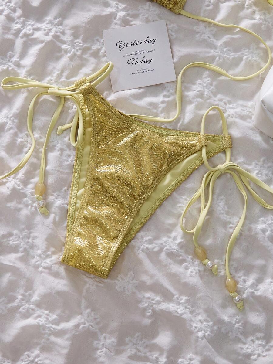 Ženski  metalik tkanina seksi slatki  bikini