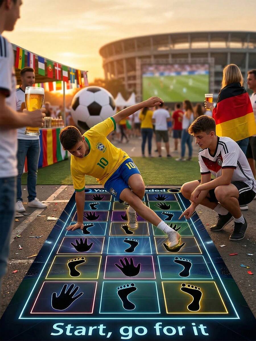 Senzorna sklopiva podloga , dodatak za igru koordinacije tela, interaktivni izazov