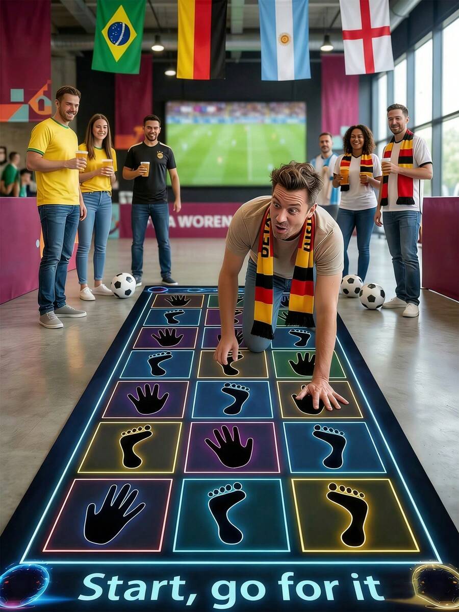 Senzorna sklopiva podloga , dodatak za igru koordinacije tela, interaktivni izazov