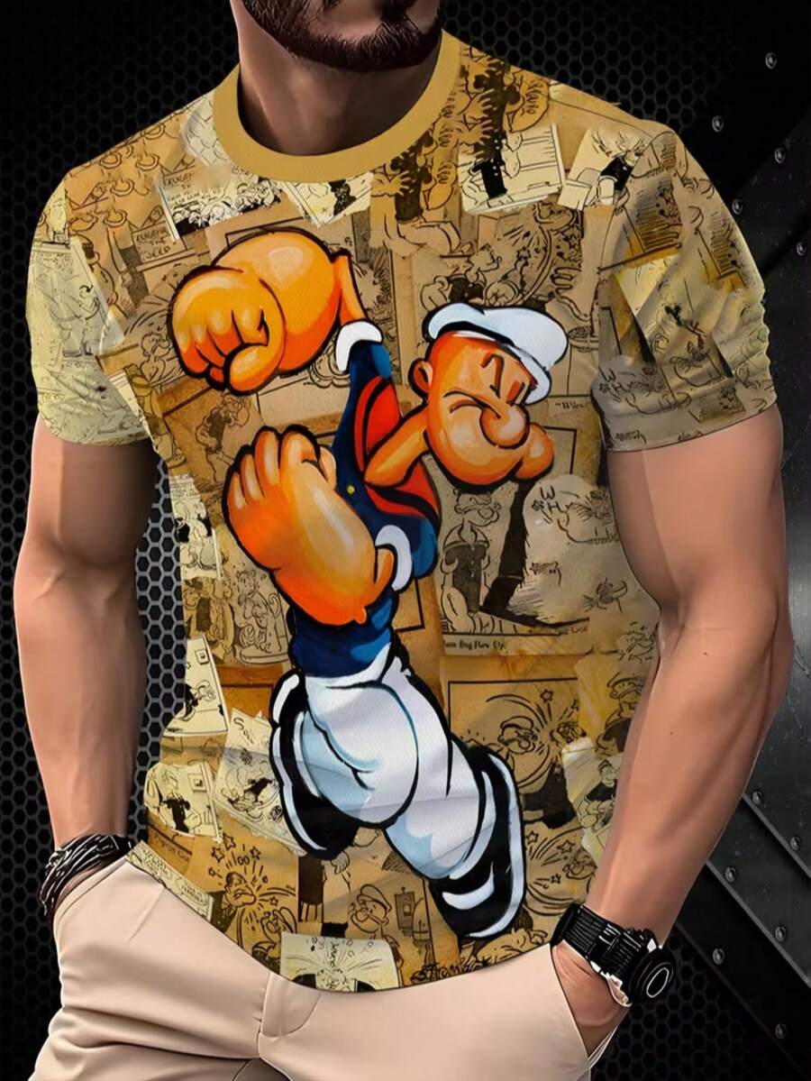 Muška majica sa 3D štampom