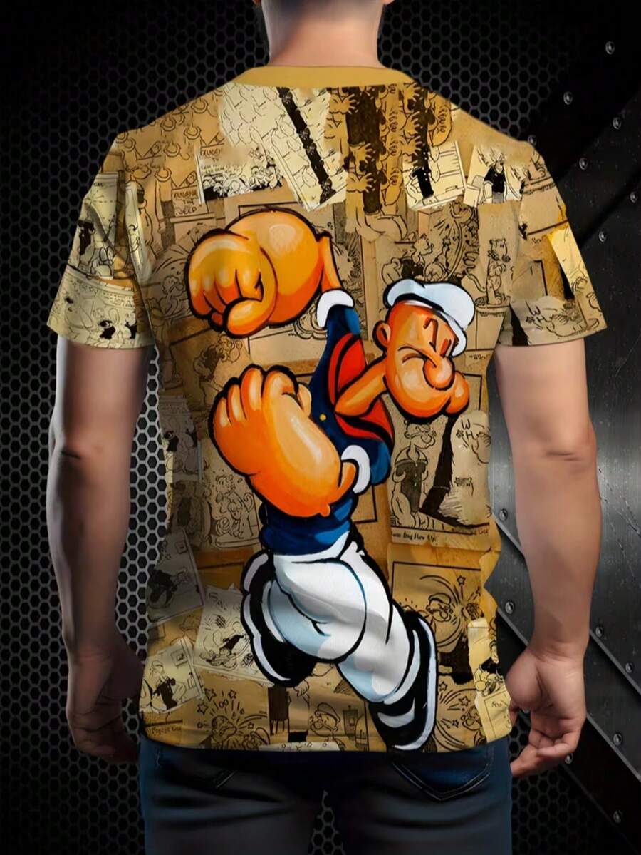 Muška majica sa 3D štampom