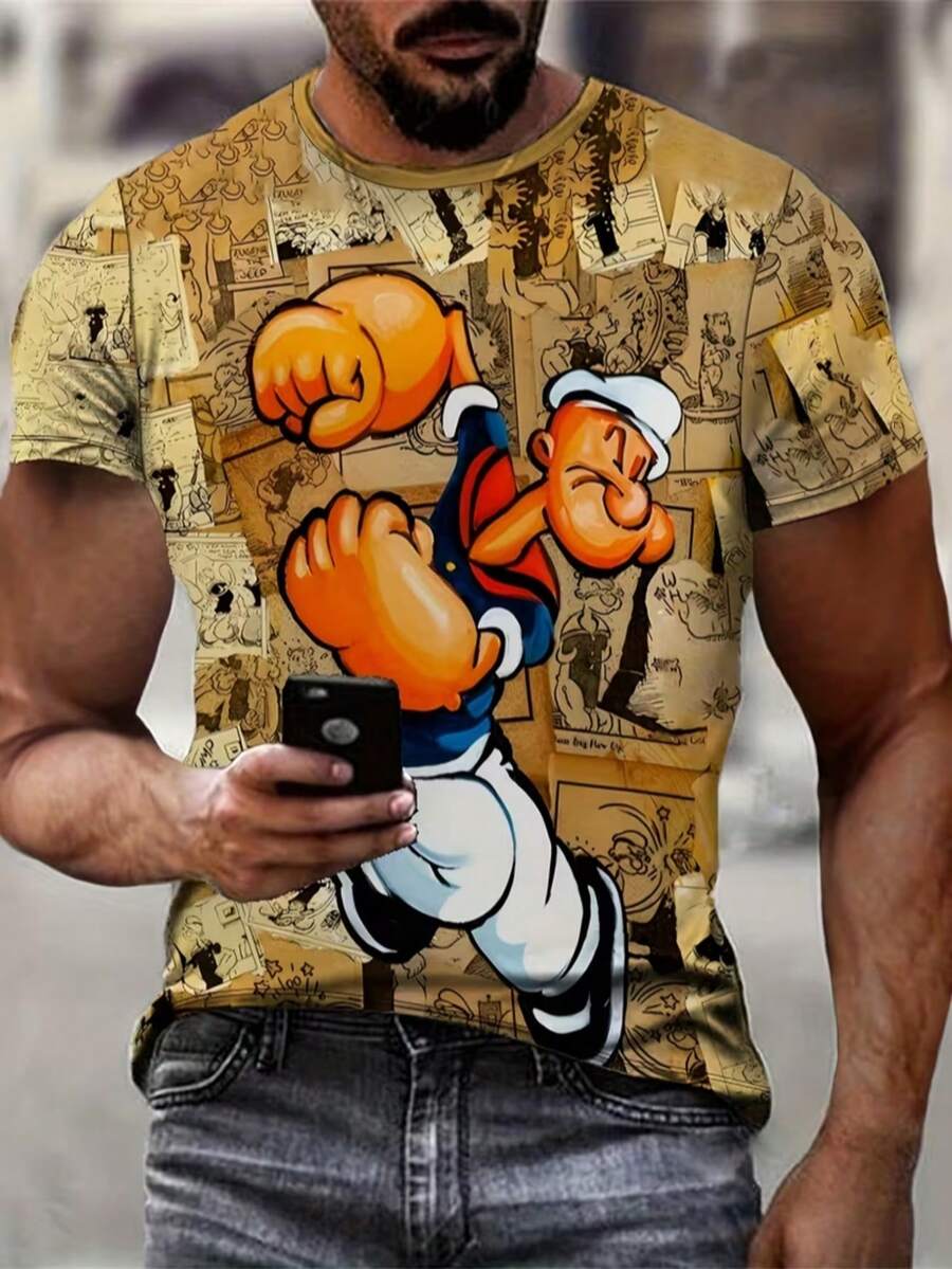 Muška majica sa 3D štampom