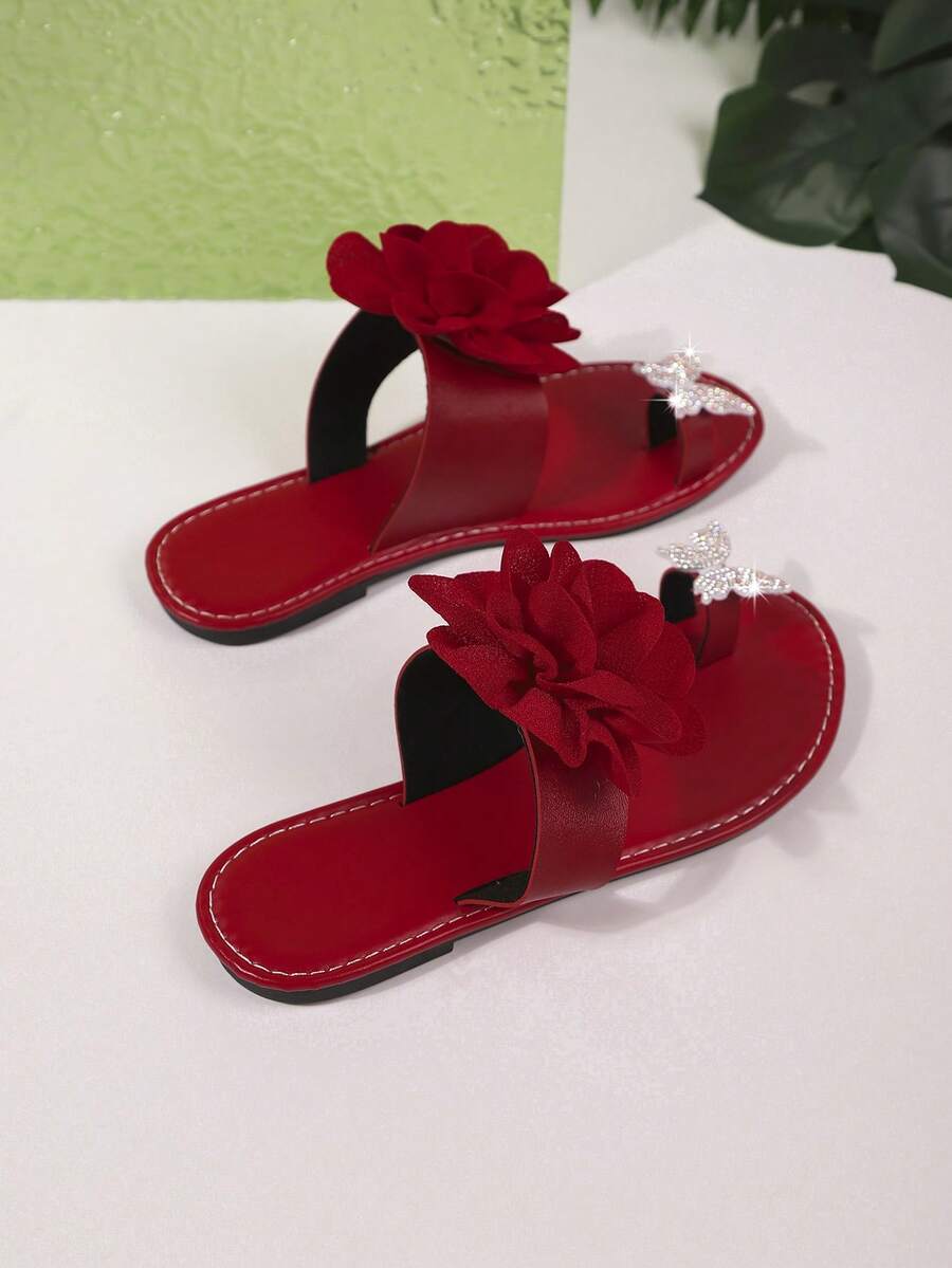 Ženske flip-flop papuče sa dekoracijom
