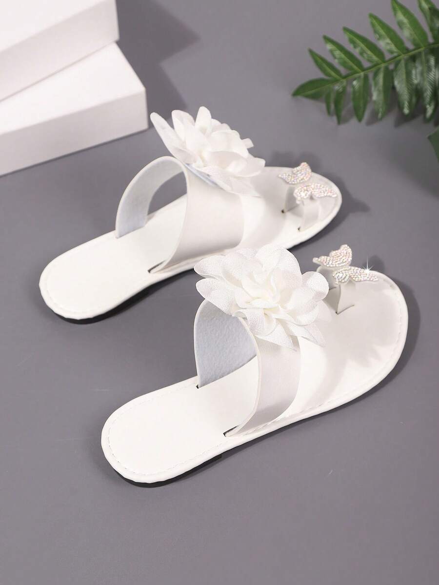 Ženske flip-flop papuče sa dekoracijom