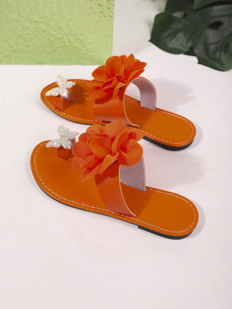 Ženske flip-flop papuče sa dekoracijom