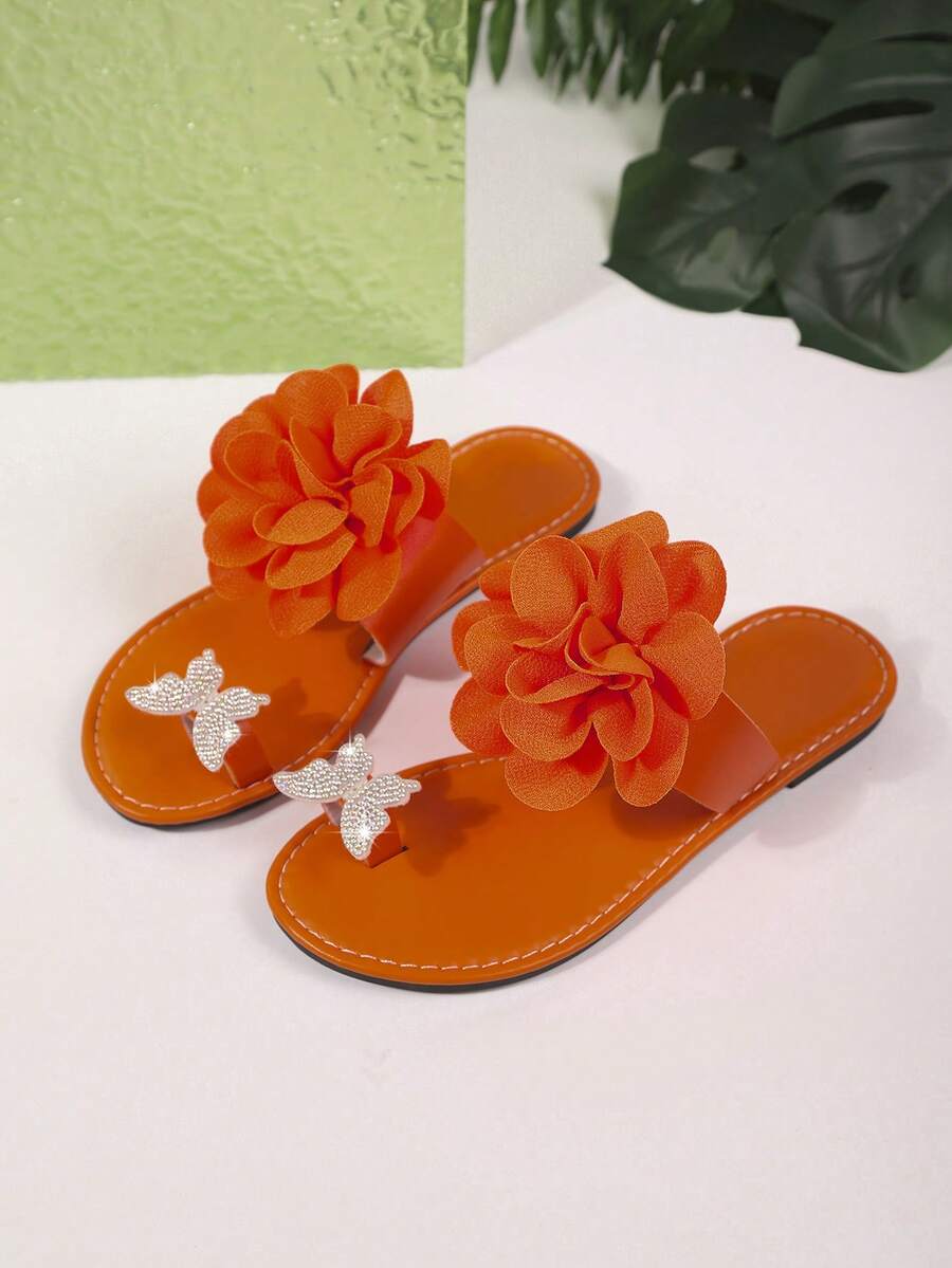 Ženske flip-flop papuče sa dekoracijom
