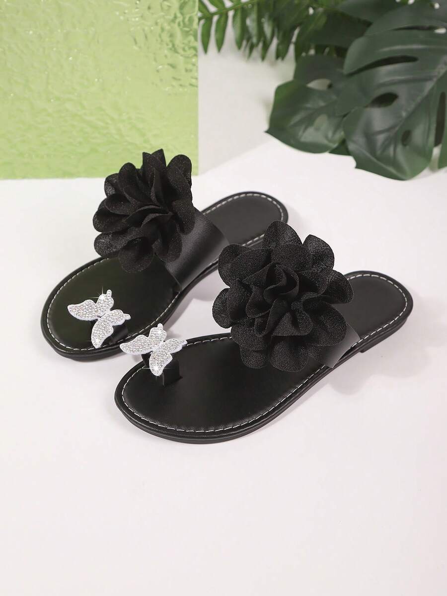 Ženske flip-flop papuče sa dekoracijom