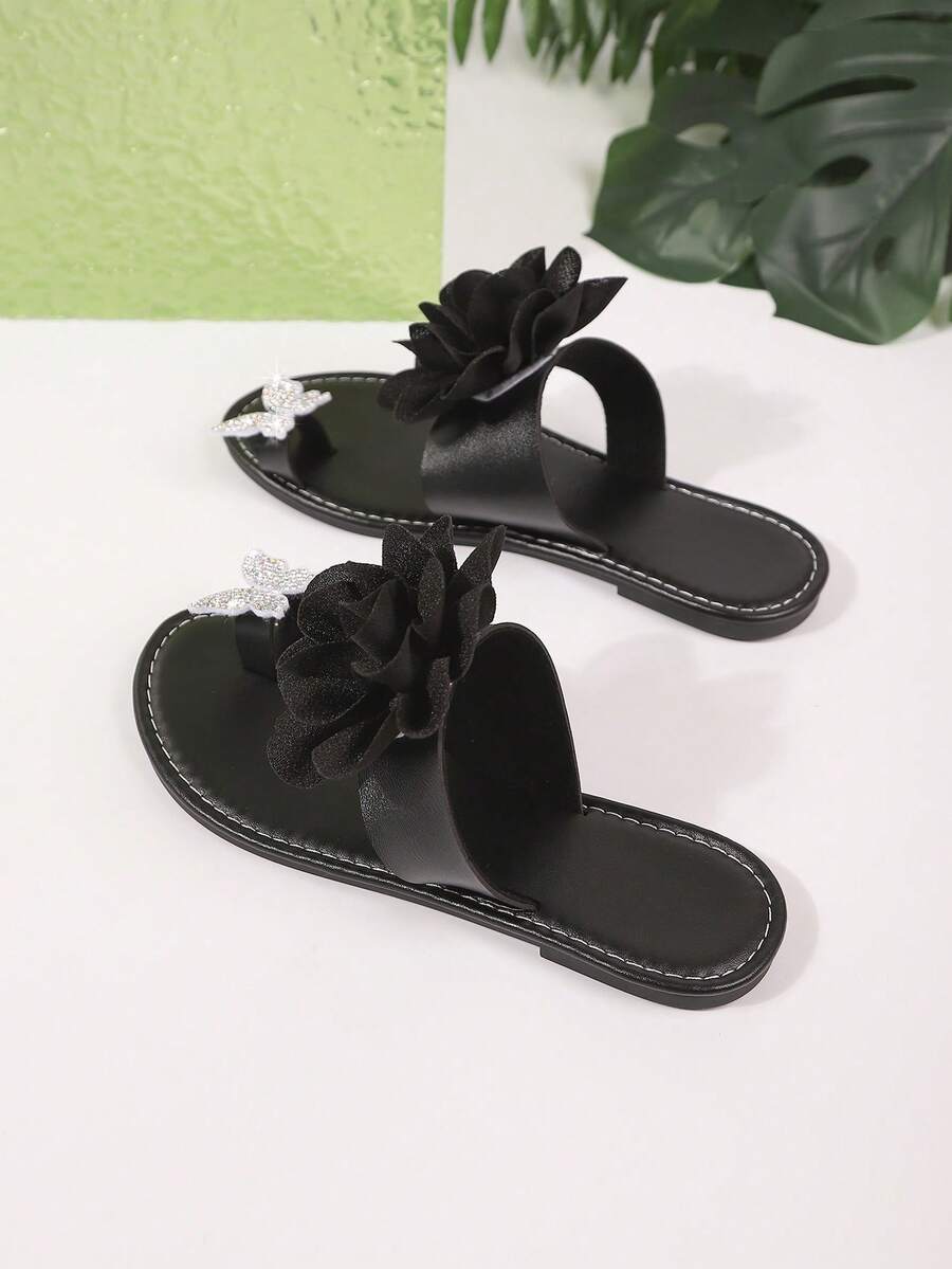 Ženske flip-flop papuče sa dekoracijom