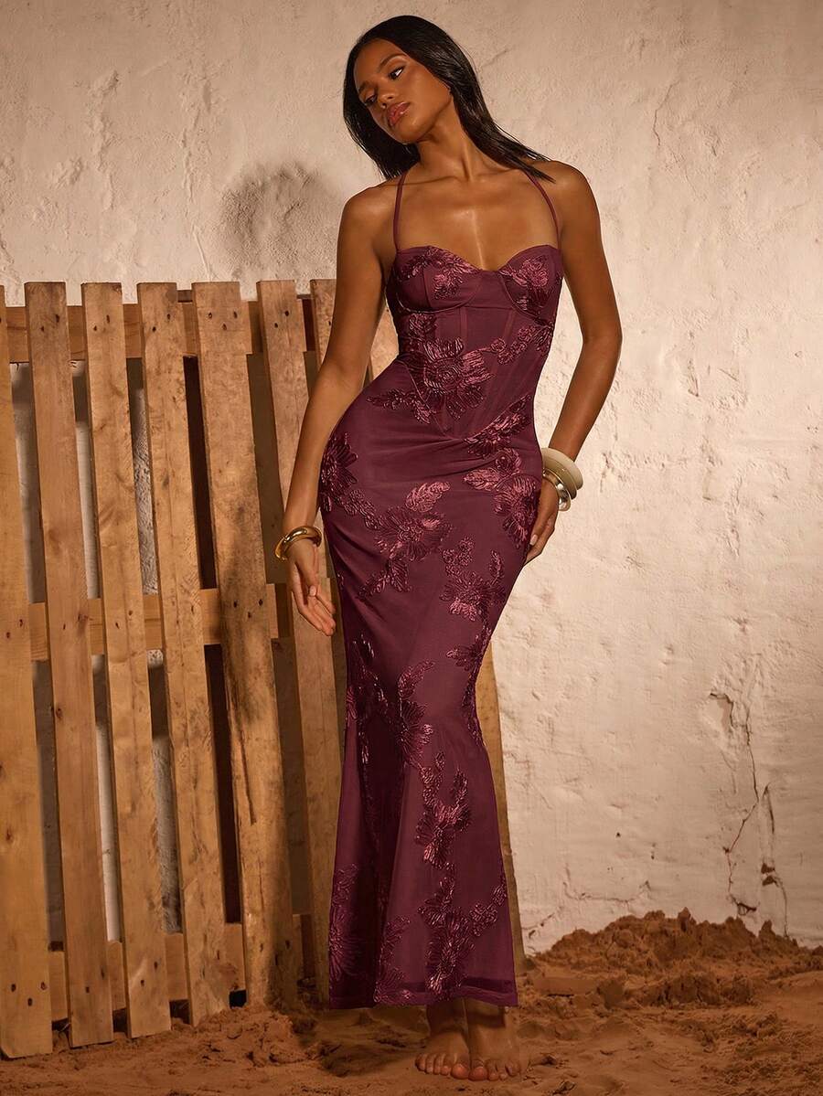 Letnja Pletena Haljina sa Spageti bratelama