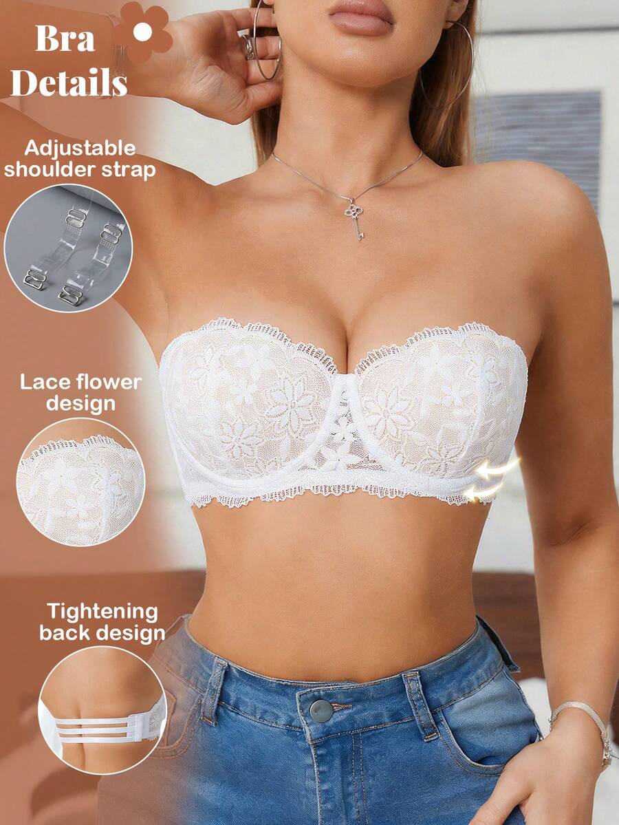 Seksi čipkani grudnjak , push-up za naglašavanje grudi