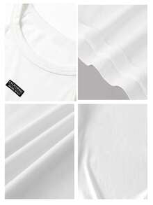 SHEIN LUNE Women's 95% Cotton White Summer Basic Casual Vacation Halter Neck Tank Top,Tight-Fitting Embroidered Letter Pattern Chic Street Style Sleeveless Top