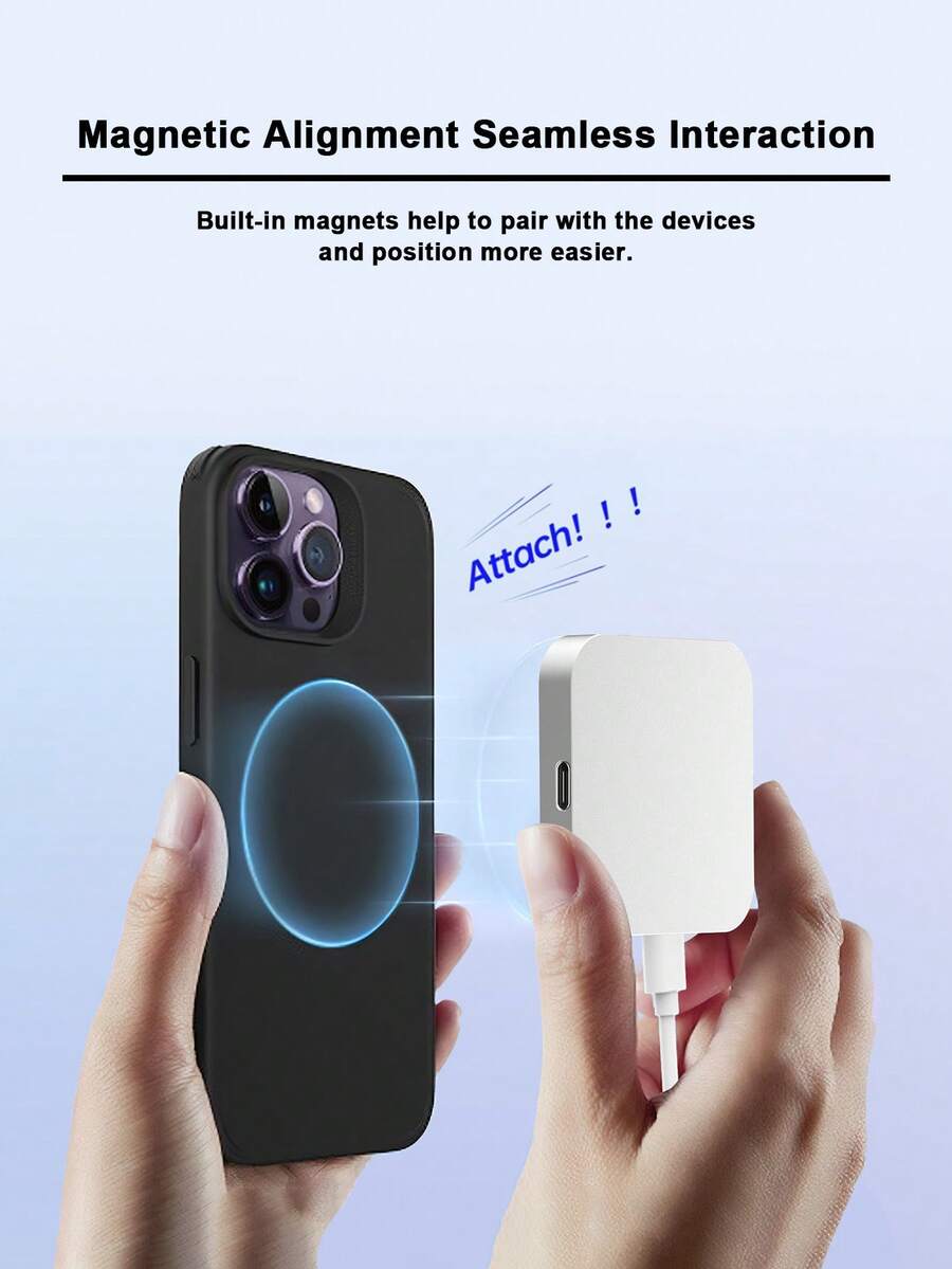 Kompaktan, prenosiv, efikasan, brzi magnetni bežični punjač 3 u 1 sa stabilnim magnetnim priključenjem