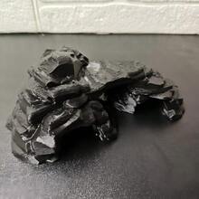 3D Printed/Resin Rock Cave Hideout - Amphibian And Reptile Shelter | Realistic Stone Texture For Aquarium, Lizard And Turtle Terrarium