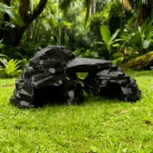 3D Printed/Resin Rock Cave Hideout - Amphibian And Reptile Shelter | Realistic Stone Texture For Aquarium, Lizard And Turtle Terrarium