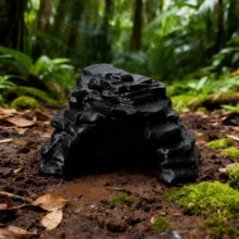 Turtle And Fish Co-Habitat Basking Platform, Turtle Basking Ramp, Climbing Ladder, Fish Tank Hiding Cave, Climbing Slope, Reptile Rock Shelter, Lizard And Snake Habitat, Turtle Climbing Platform, Gecko And Snake Shelter, Suitable For Breeding Enclosure And Aquarium Decor