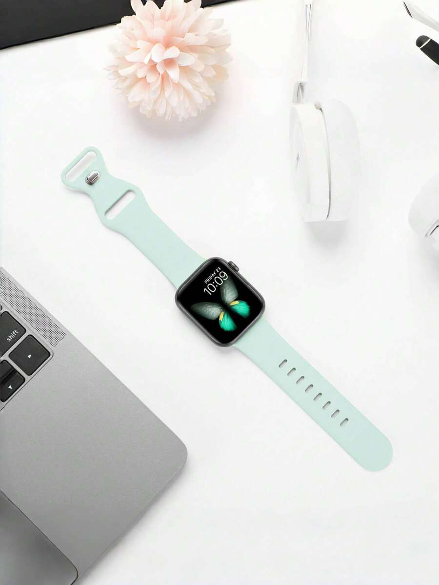 Unisex modni ležerni kaiš za sat od silikona , kompatibilan sa Apple Watch 38mm 40mm 41mm 45mm 46mm 44mm 49mm
