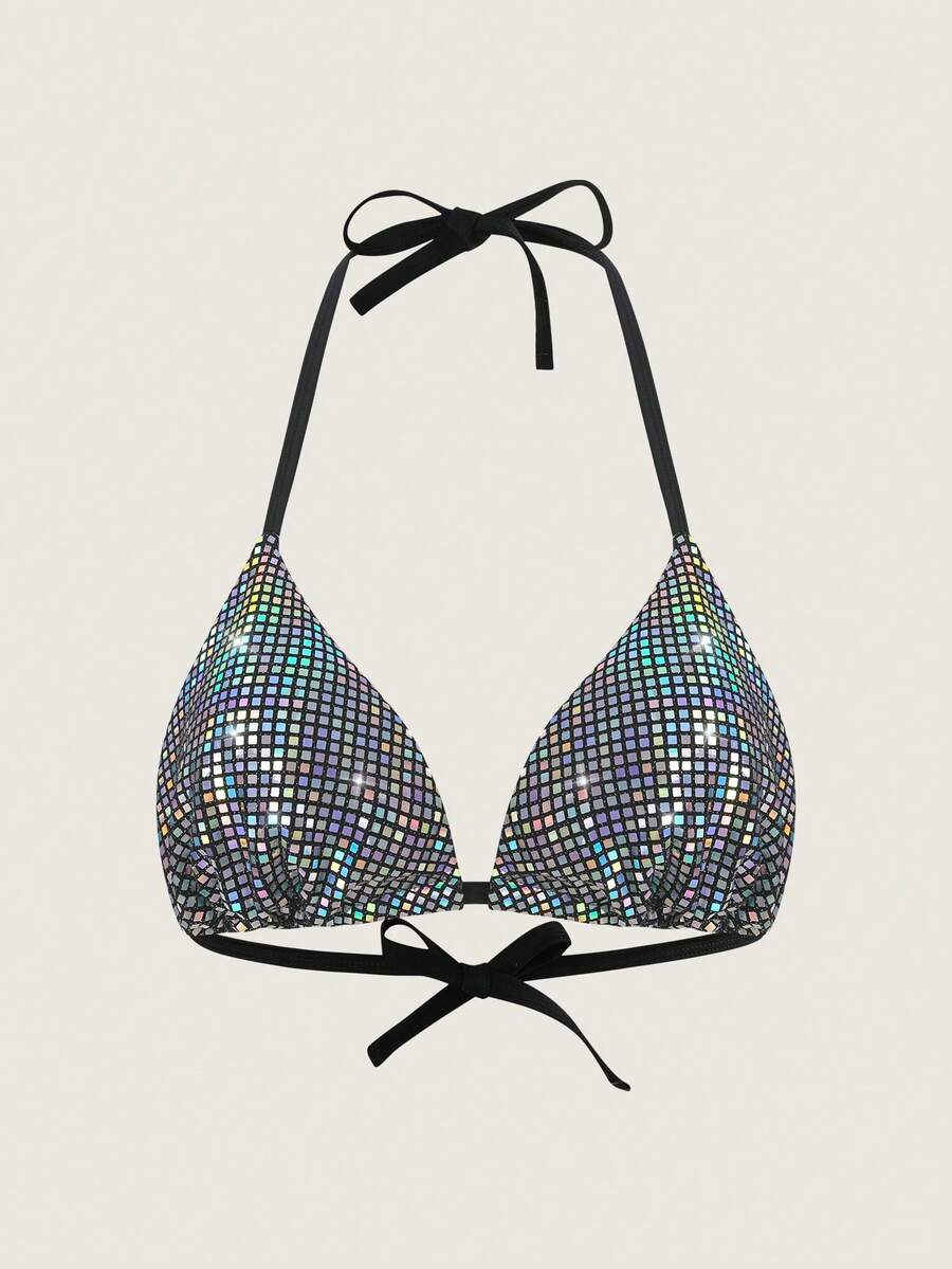 Ženski bikini gornji deo plus size sa halter izrezom