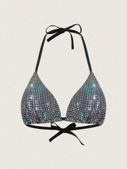 Ženski bikini gornji deo plus size sa halter izrezom