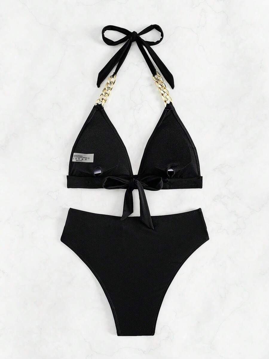 Ženski Bikini Set Sa Metalnim Lančićem