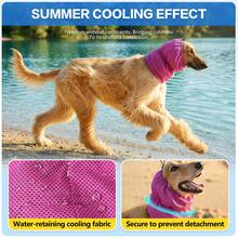 Dog Cooling Head Cover, Cooling Hoodie Bandanas Neck Wraps Ice Scarf For Dogs, Instant Cooling Ear Cover Muffs For Hot Weather, Ice Scarf Pet Heat Relief Collar Hiking Camping Accessories For Summer