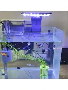 1pc Fish Tank Light, Aquarium Light - USB Powered, 10 Brightness Levels And 3 Lighting Modes - Suitable For Freshwater/Saltwater Fish Tanks, Aquarium Lighting, Aquatic Plants And Underwater Landscape, For Aquarium Hobbyists