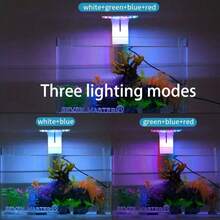 1pc Fish Tank Light, Aquarium Light - USB Powered, 10 Brightness Levels And 3 Lighting Modes - Suitable For Freshwater/Saltwater Fish Tanks, Aquarium Lighting, Aquatic Plants And Underwater Landscape, For Aquarium Hobbyists