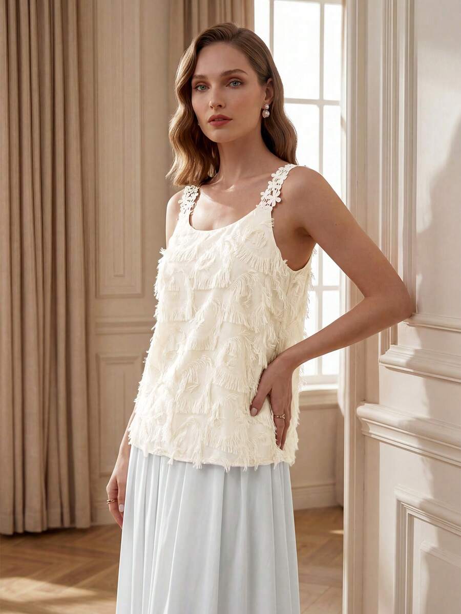 Ženska Elegantna Casual Čipkana Majica
