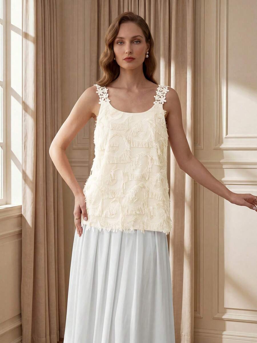 Ženska Elegantna Casual Čipkana Majica