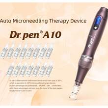 Professional Microneedling Pen Set (10pcs/15pcs), Includes 0.25mm Replacement Needles, Dr.Pen A10 Microneedling Pen