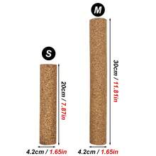 1pc Natural Soft Wood Climbing Stick, Suitable For Reptiles, Arboreal Lizards, Geckos, Chameleons, And Horned Lizards, Decor For Reptile Habitats